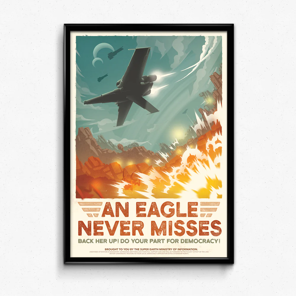 Helldivers 2 Retro Poster Bundle - Image 4
