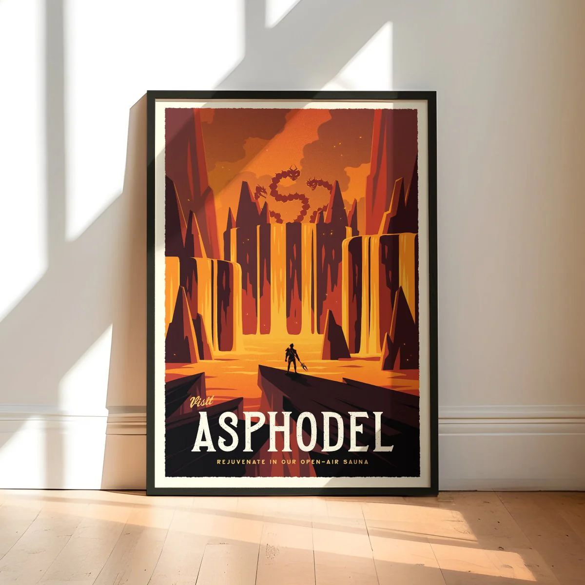 Asphodel Retro Travel Poster - Image 3