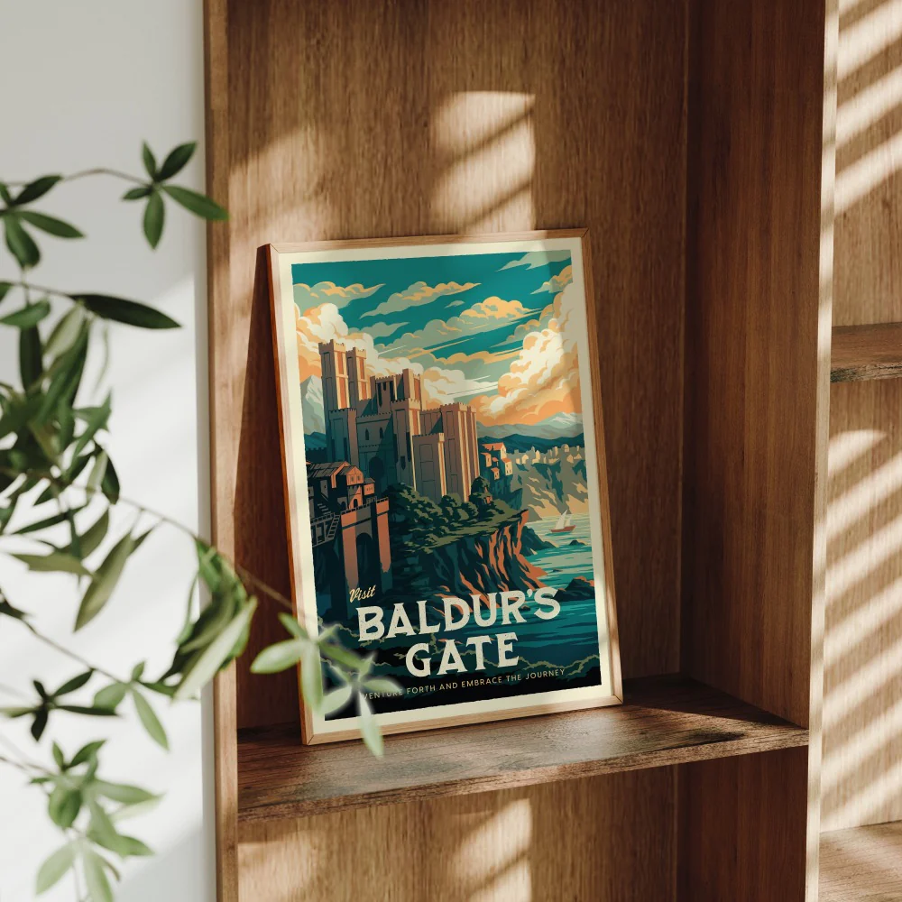 Baldur's Gate Travel Poster - Image 4