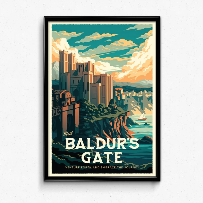 BG3 Travel Poster Bundle - Image 3