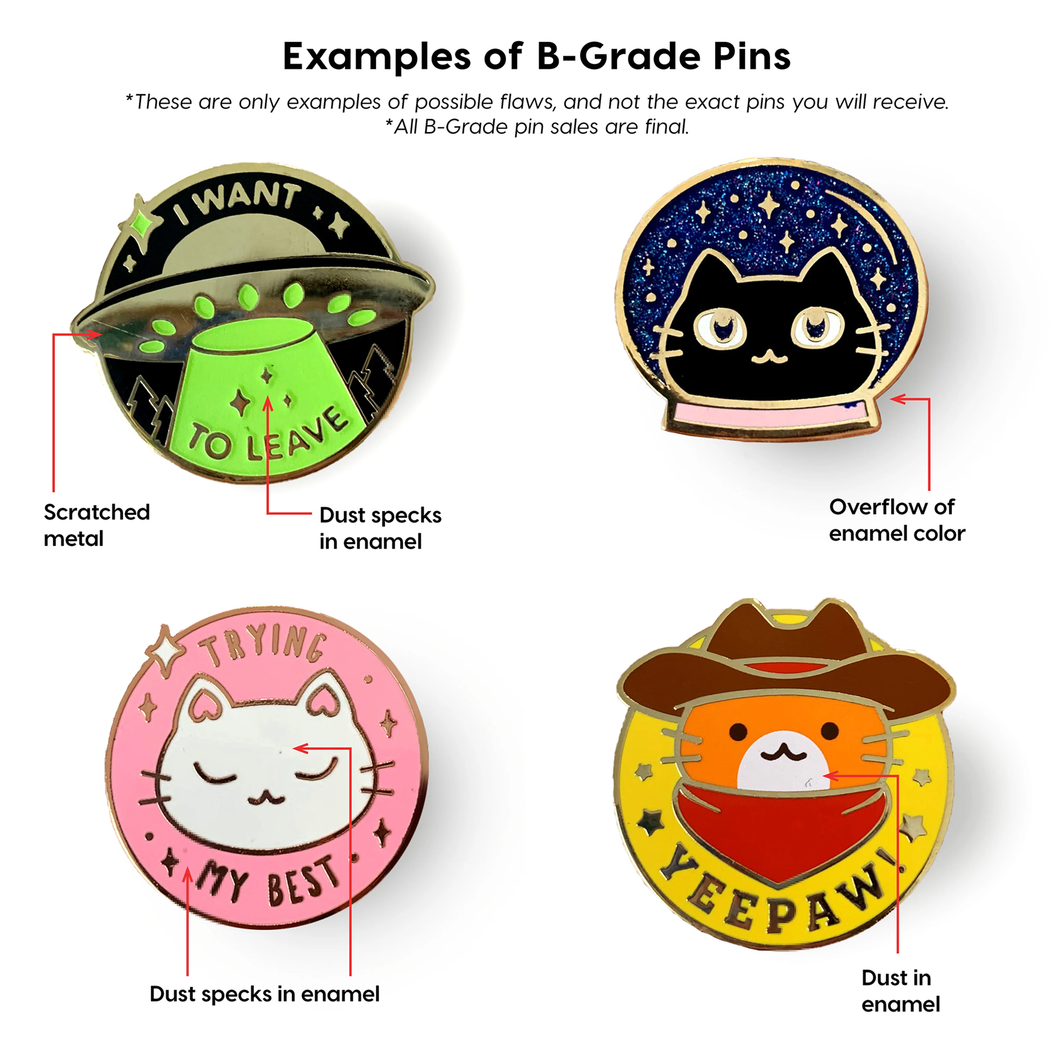 Denim Jacket Retro Enamel Pin - Image 5