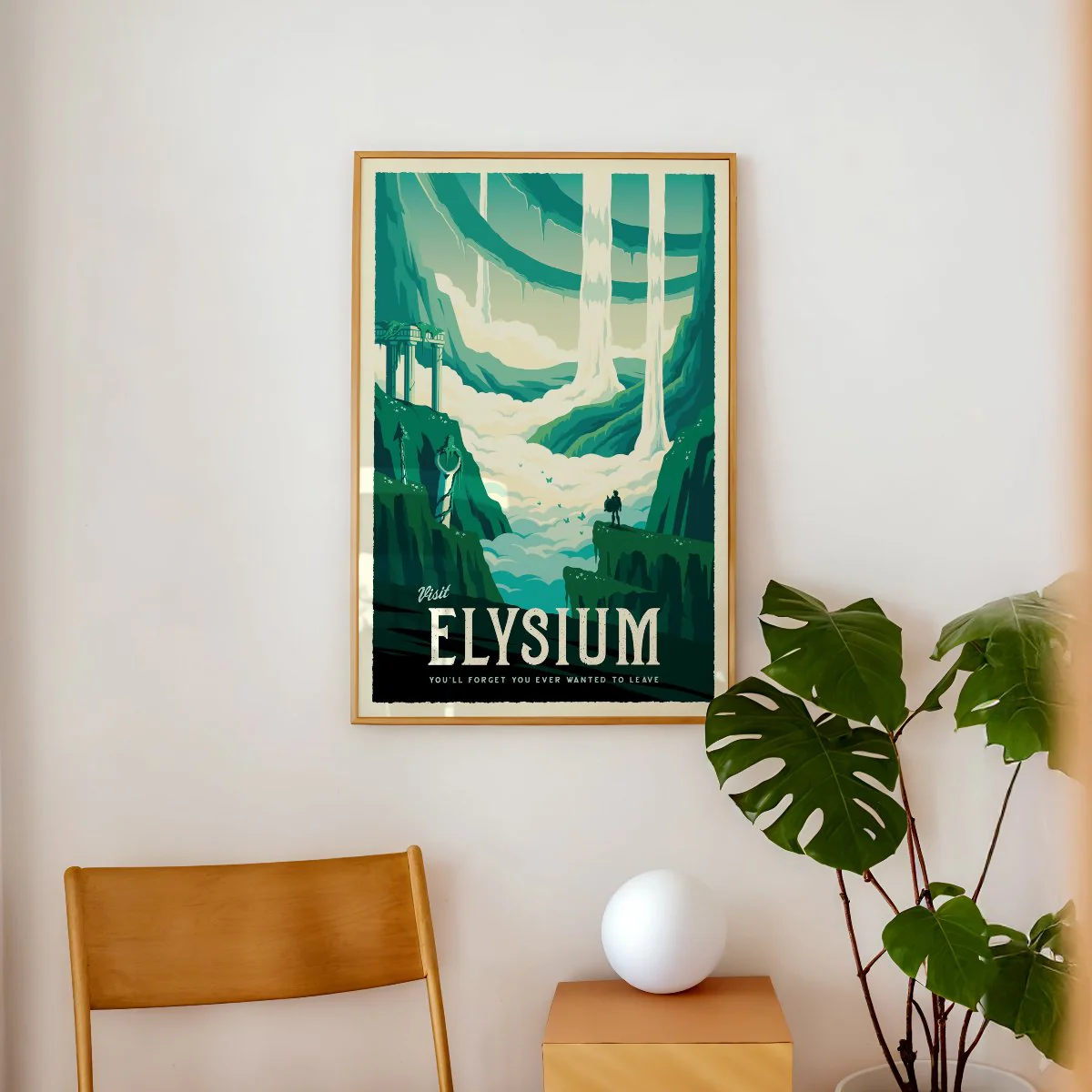 Elysium Retro Travel Poster - Image 4