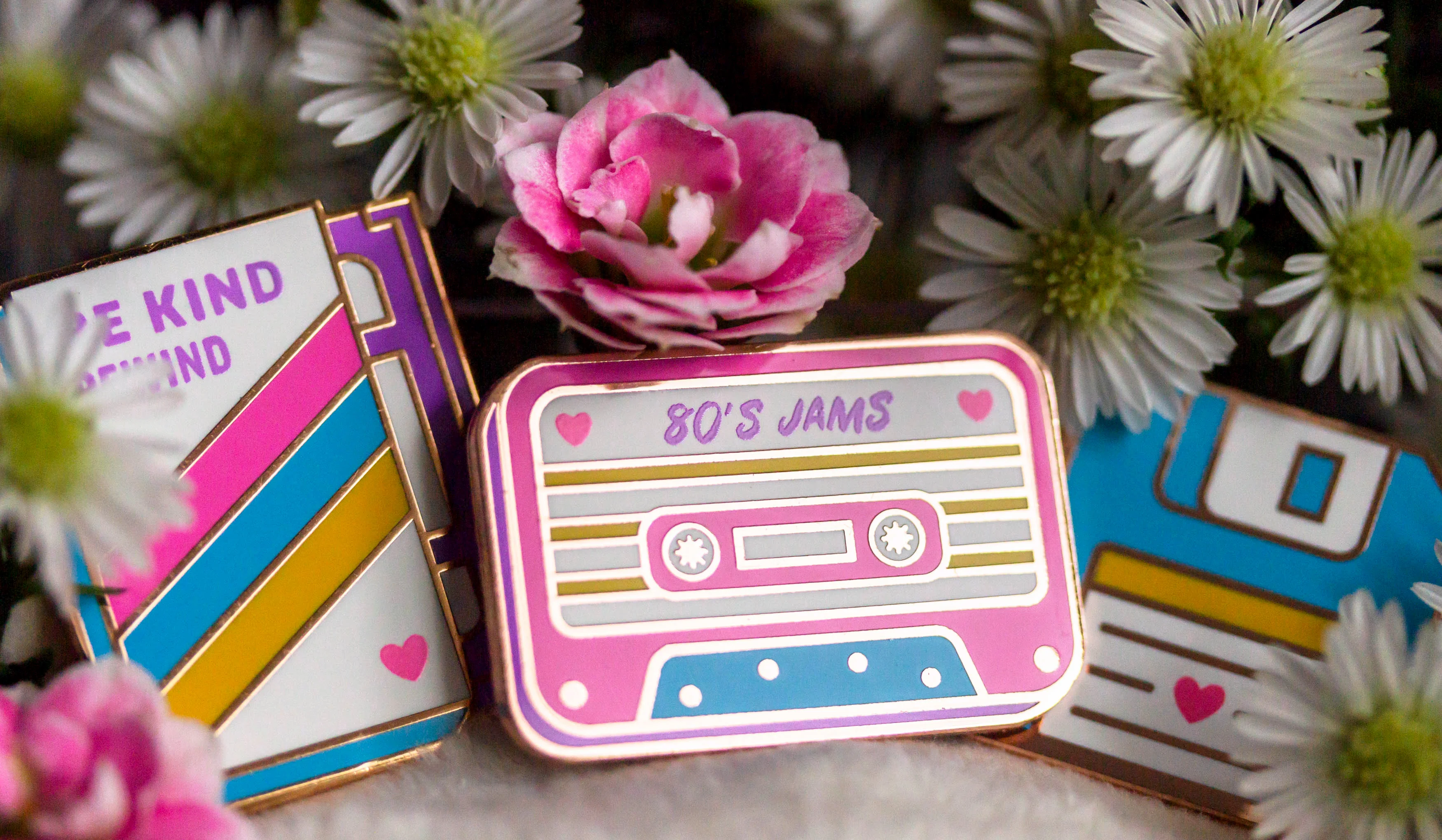 Floppy Disk Retro Enamel Pin - Image 6