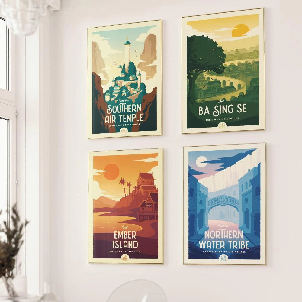 Avatar Retro Travel Poster Bundle - Image 3