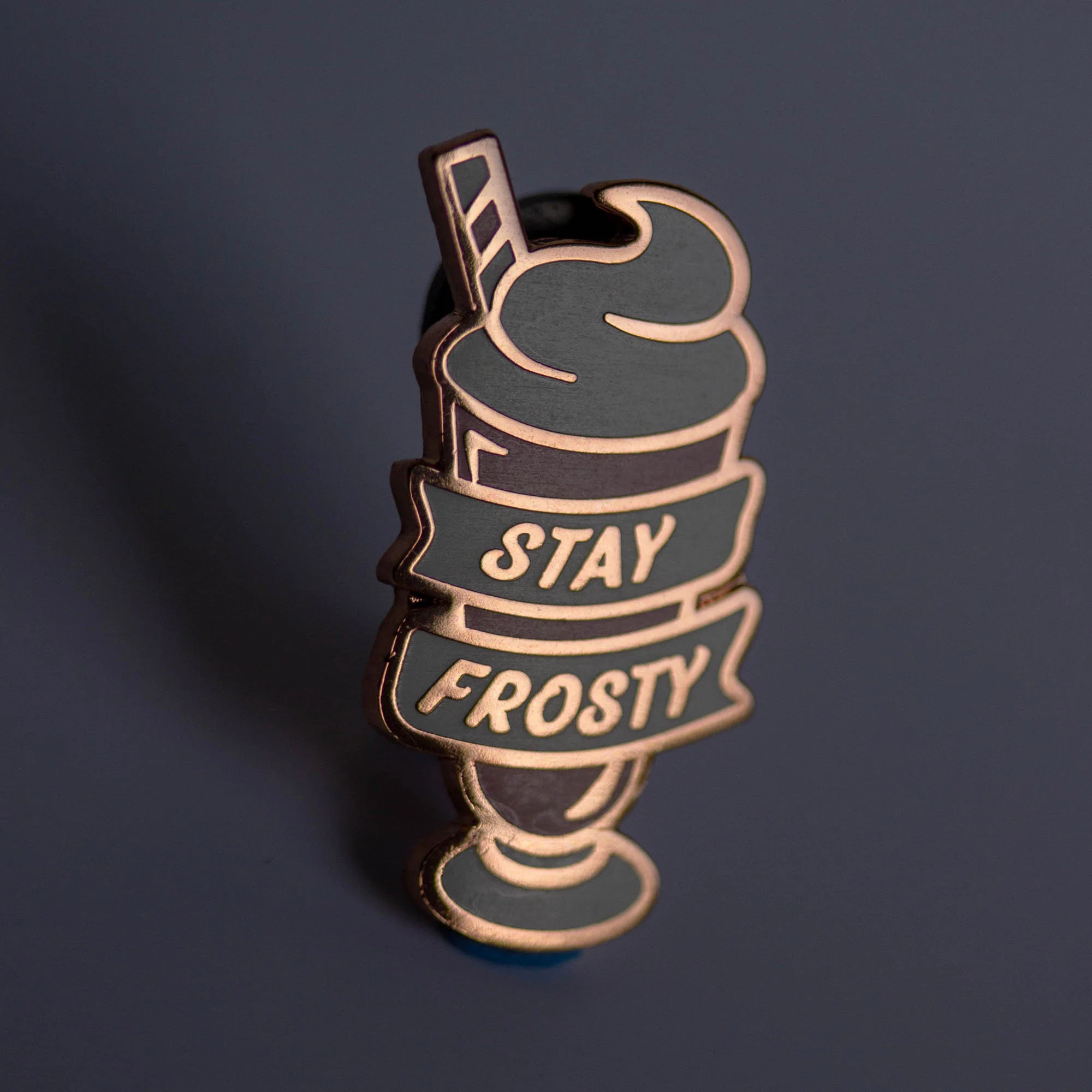 Frosty Milkshake Enamel Pin - Image 4