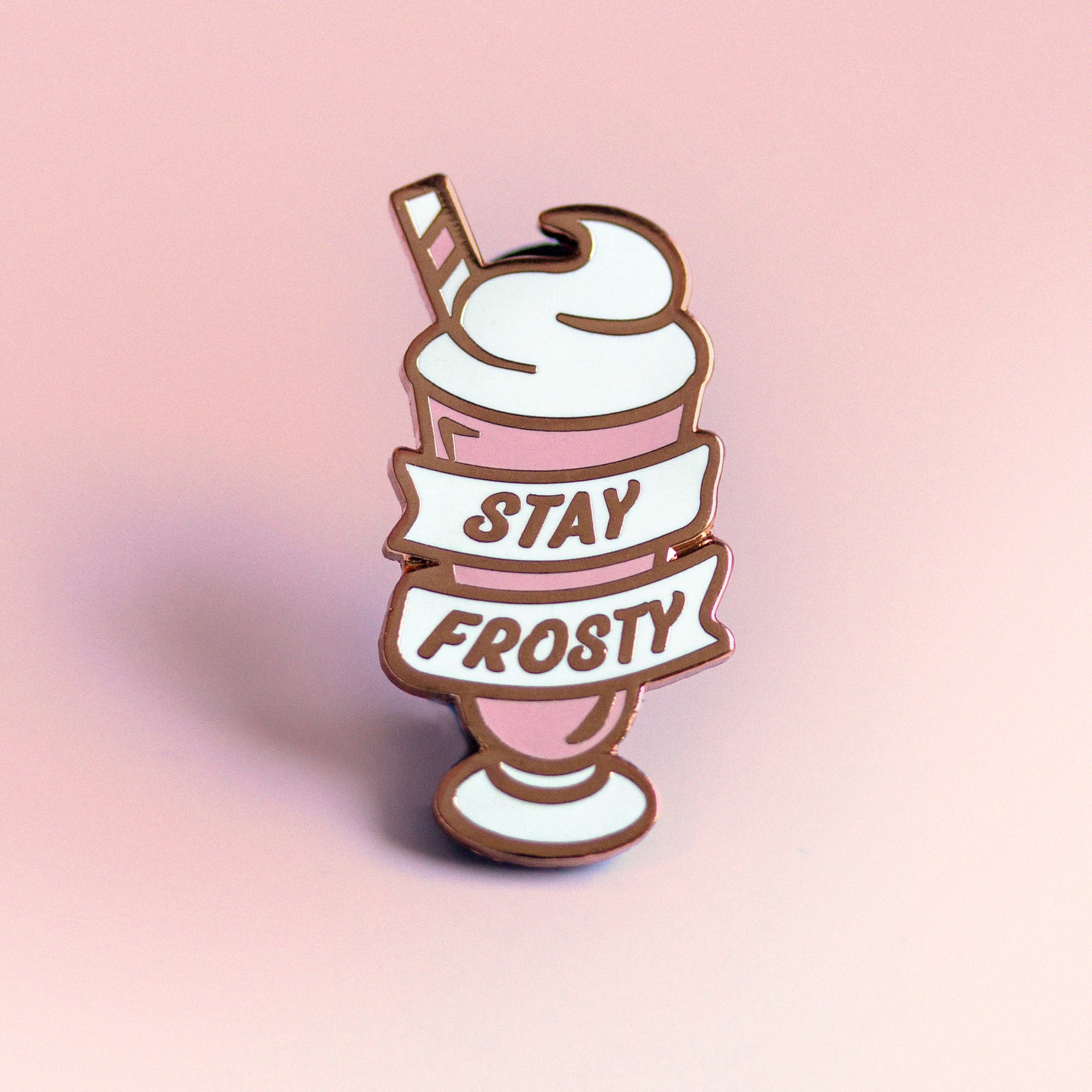 Frosty Milkshake Enamel Pin - Image 6