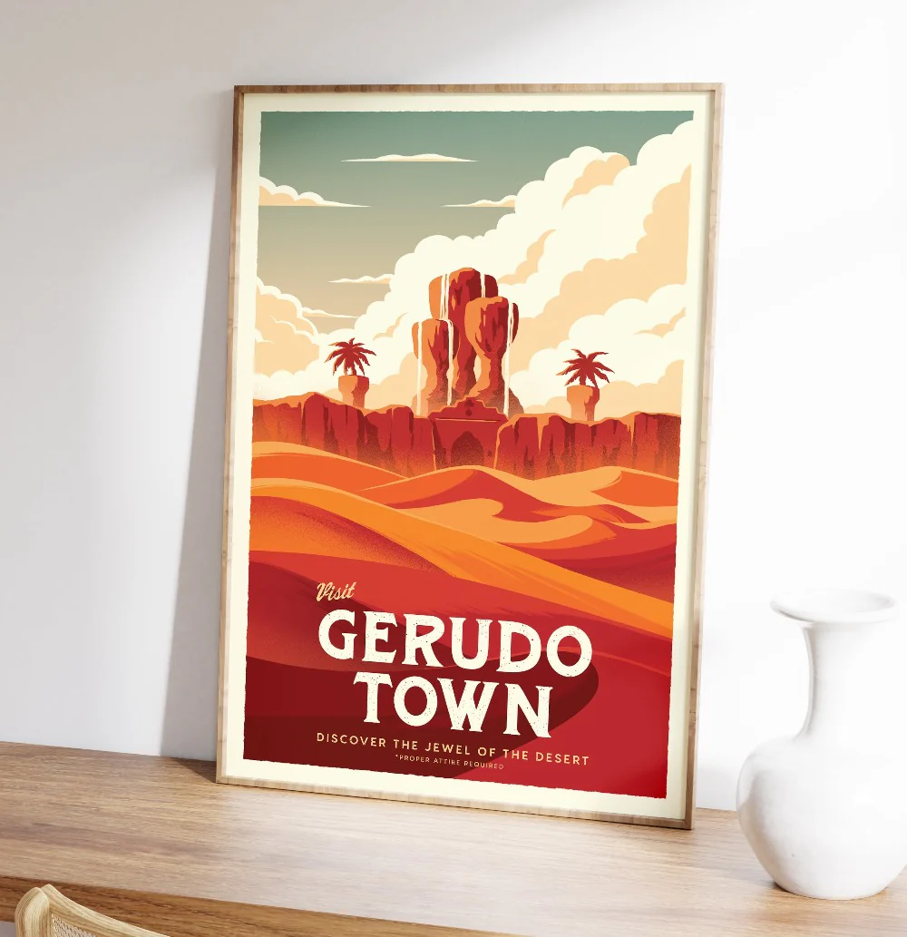 Gerudo Town Travel Poster - Image 3