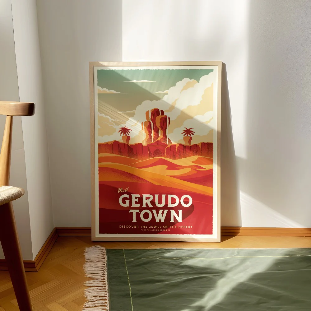 Gerudo Town Travel Poster - Image 4