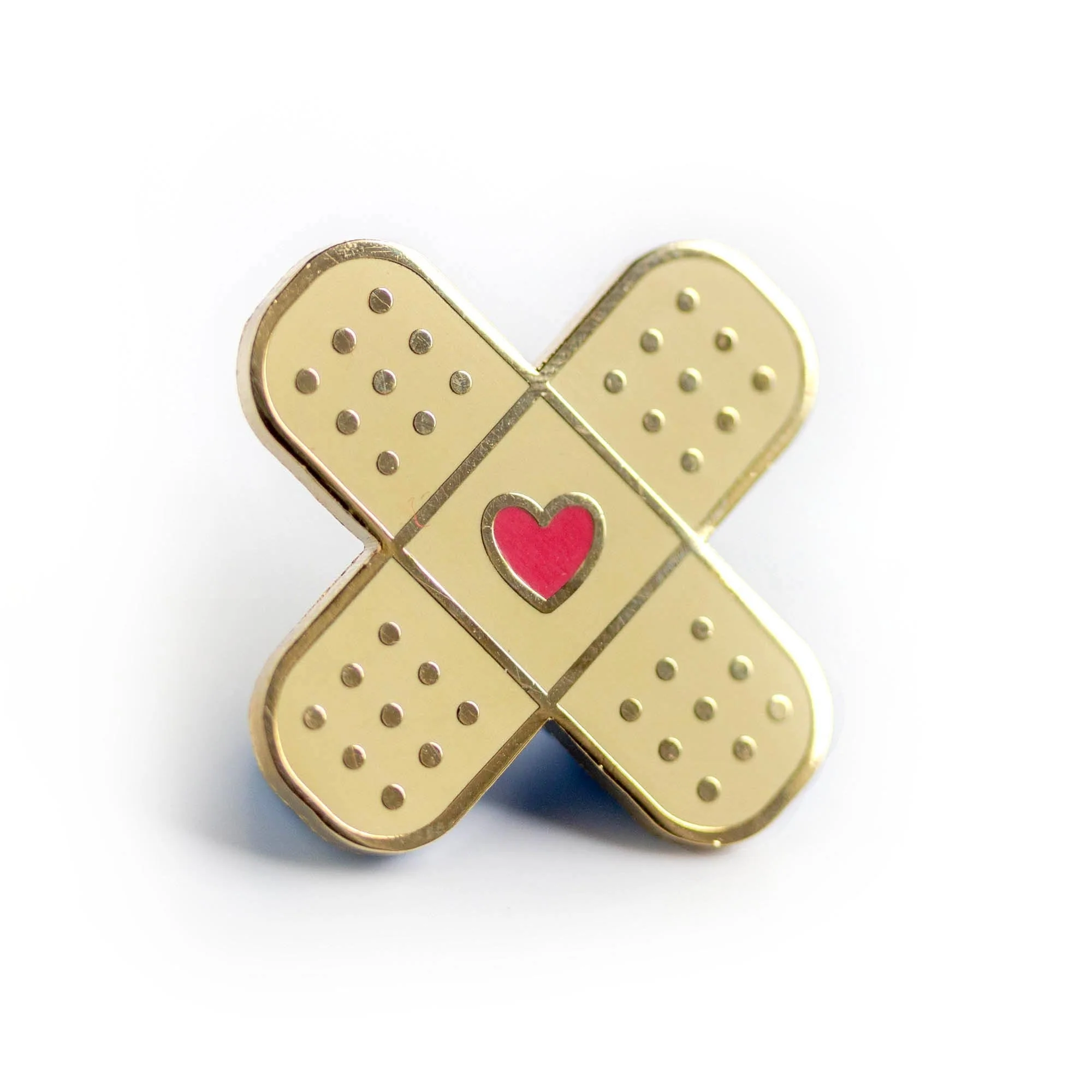 Heart Bandage Enamel Pin - Image 3