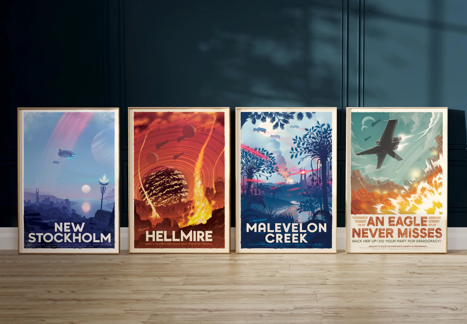 Helldivers 2 Retro Poster Bundle - Image 3