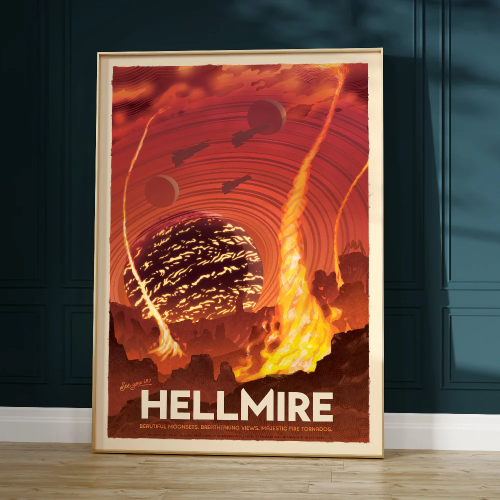 Hellmire Travel Poster - Image 3