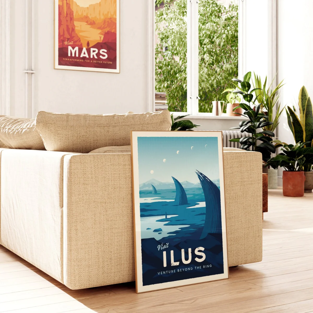 Ilus Retro Travel Poster - Image 4