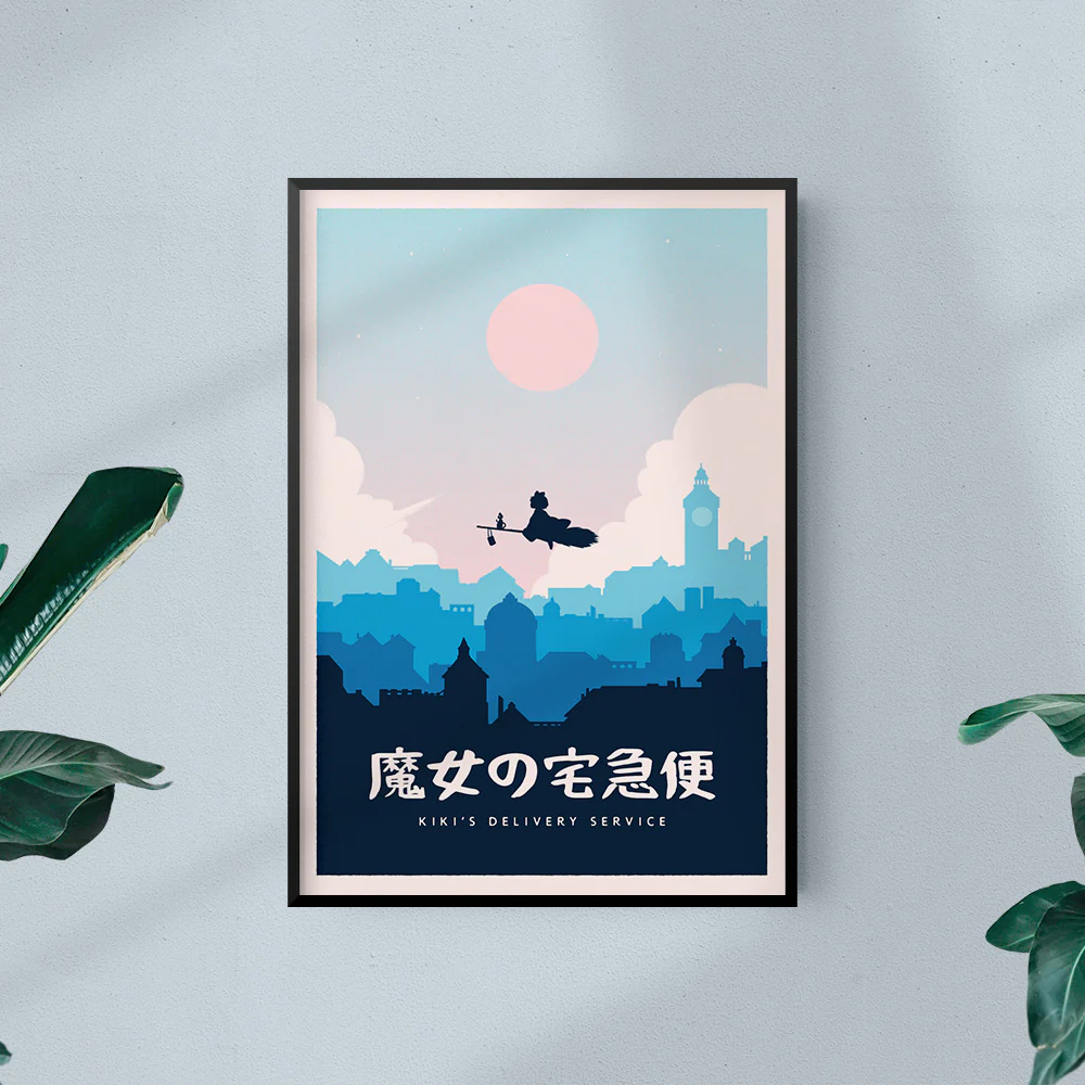 Kiki's Delivery Service Minimalist Poster - Image 3