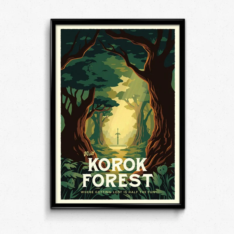 Legend of Zelda Travel Poster Bundle (Set of 6) - Image 4