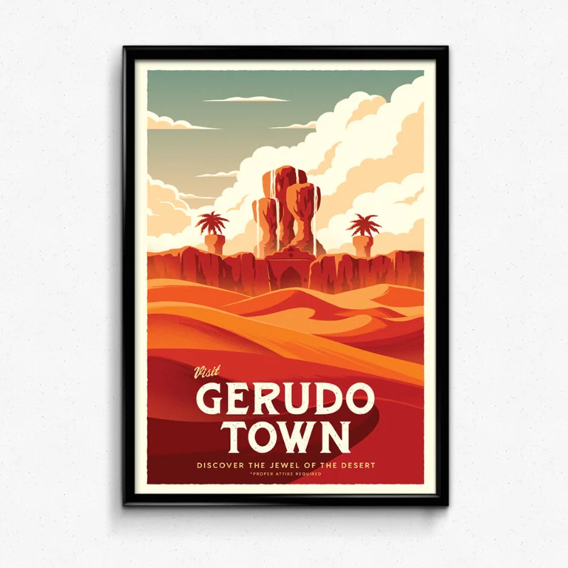 Legend of Zelda Travel Poster Bundle (Set of 6) - Image 6