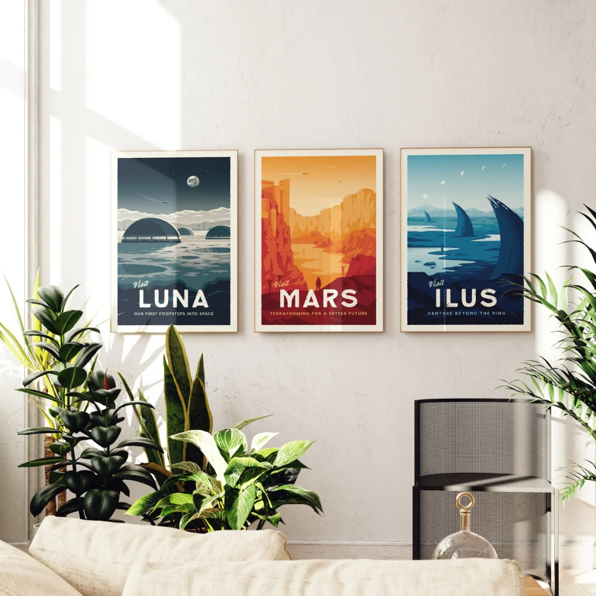 Luna Retro Travel Poster - Image 4