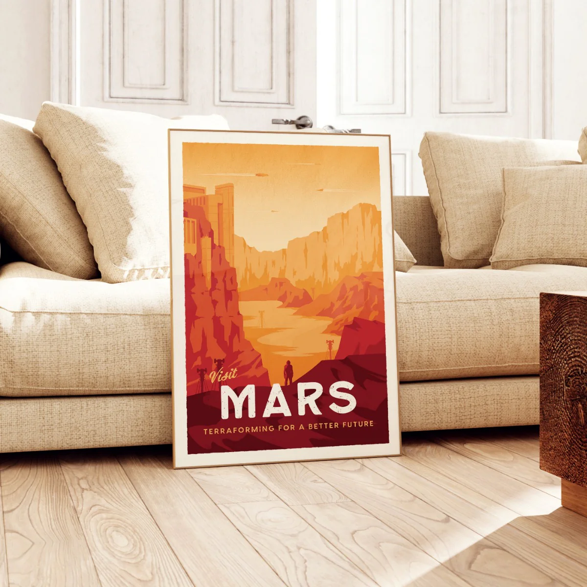 Mars Retro Travel Poster - Image 3