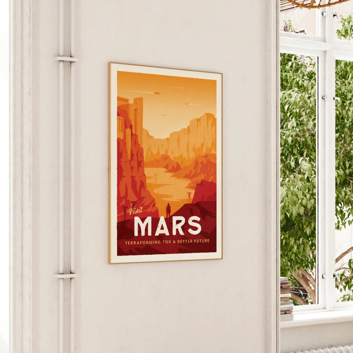 Mars Retro Travel Poster - Image 4