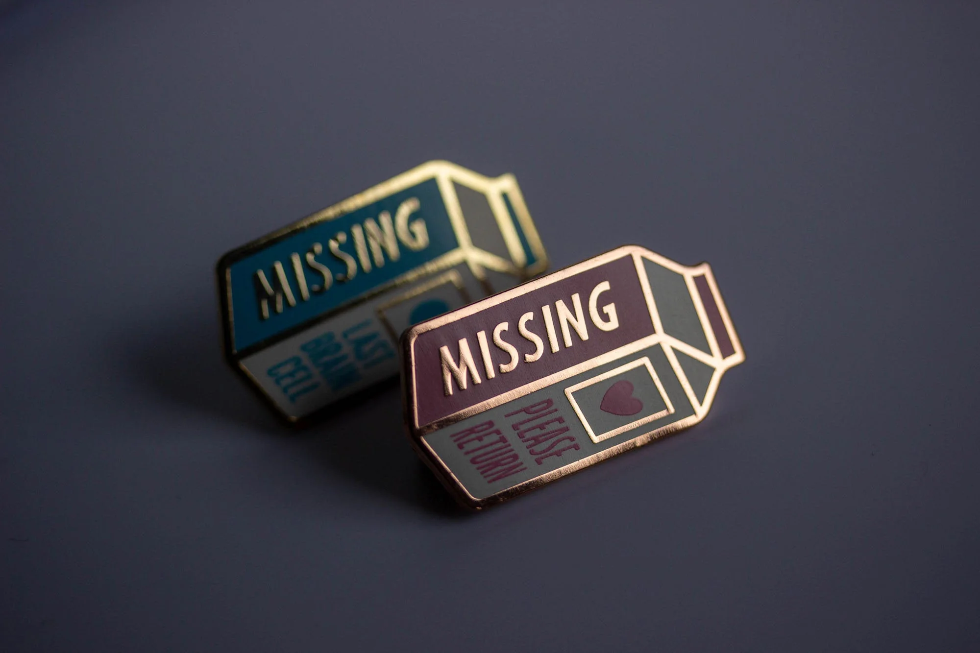 Missing Milk Carton Enamel Pins - Image 5