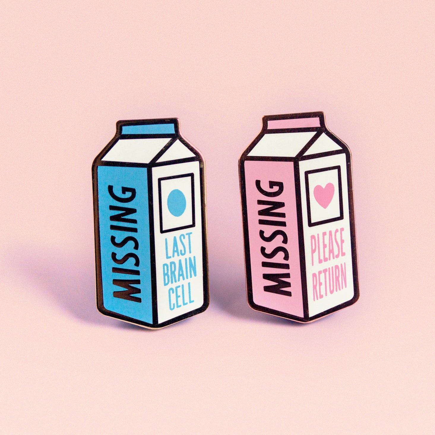 Missing Milk Carton Enamel Pins - Image 7