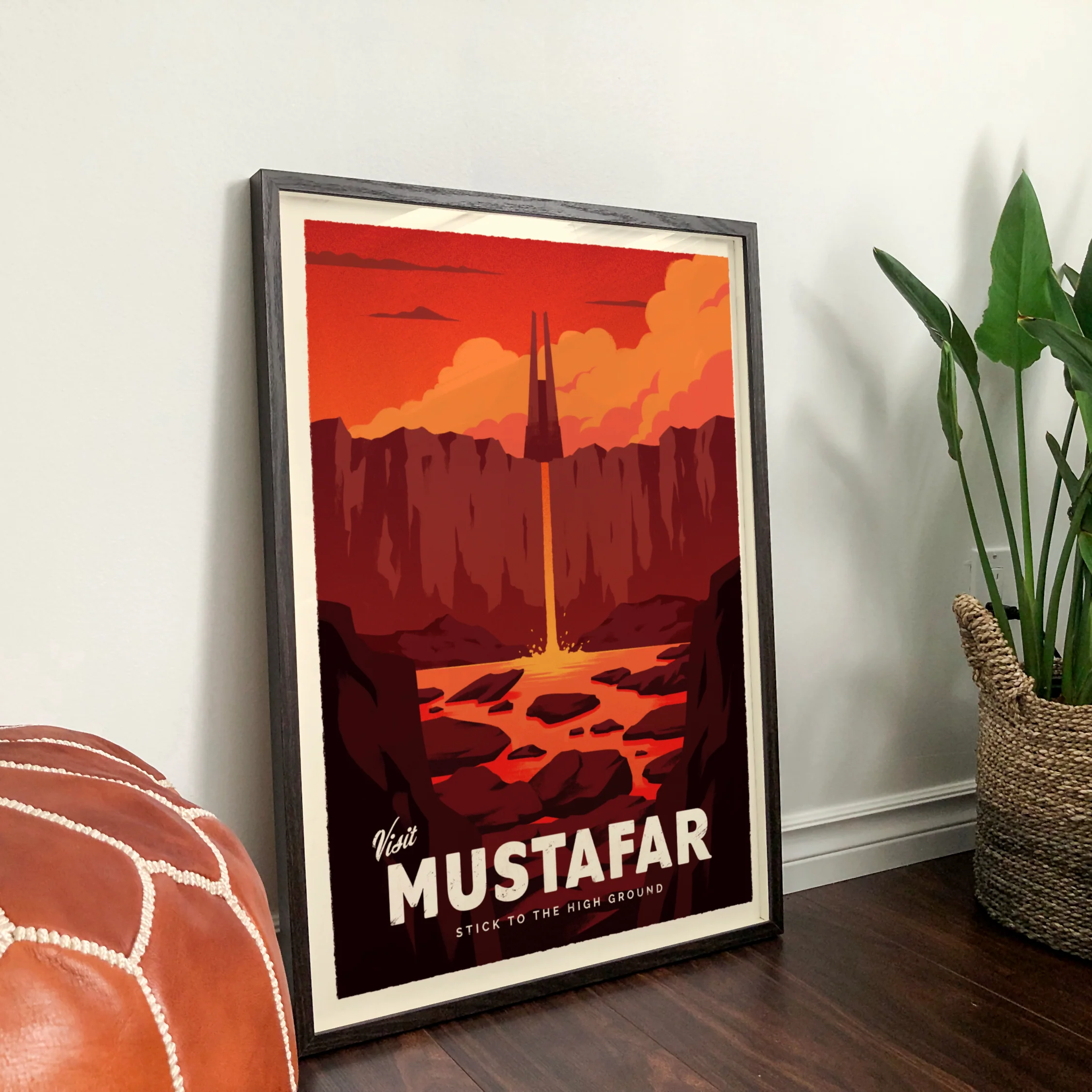 Mustafar Retro Travel Poster - Image 4