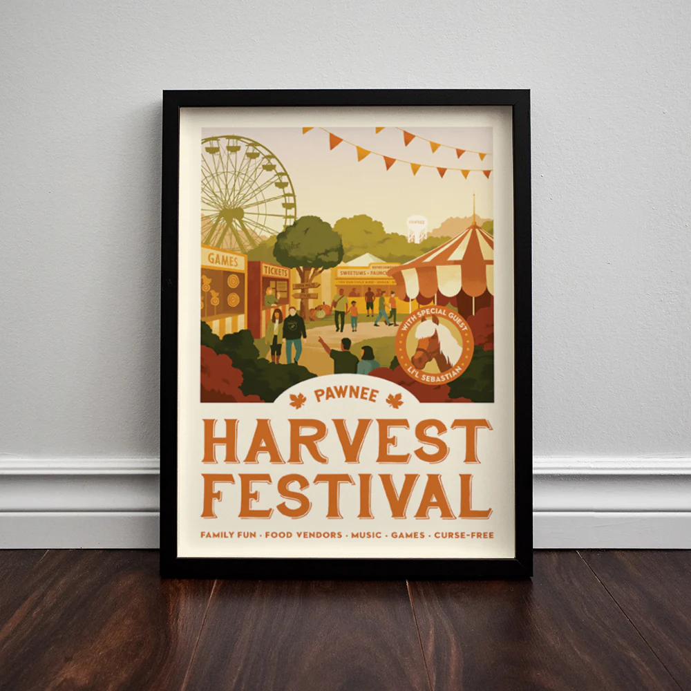 Pawnee Harvest Festival Poster - Image 3
