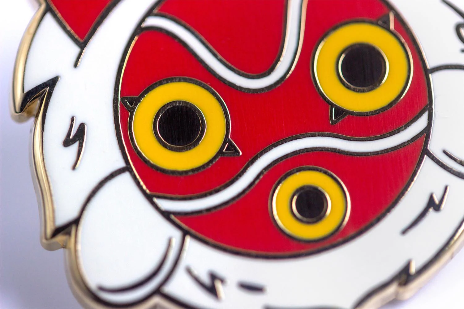 Mononoke Mask Enamel Pin - Image 4