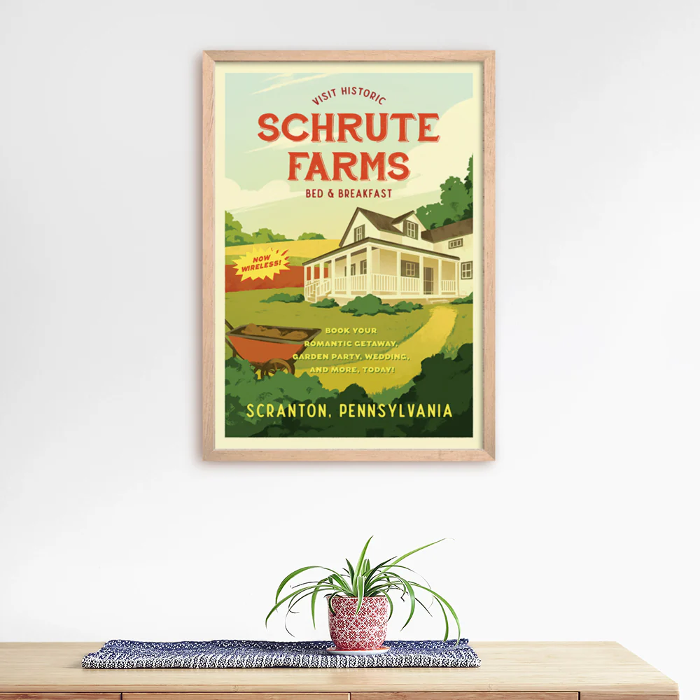 Schrute Farms Travel Poster - Image 3