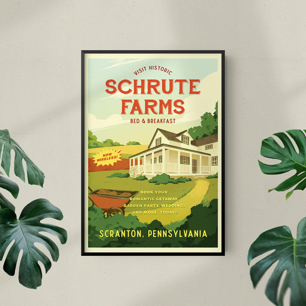 Schrute Farms Travel Poster - Image 4