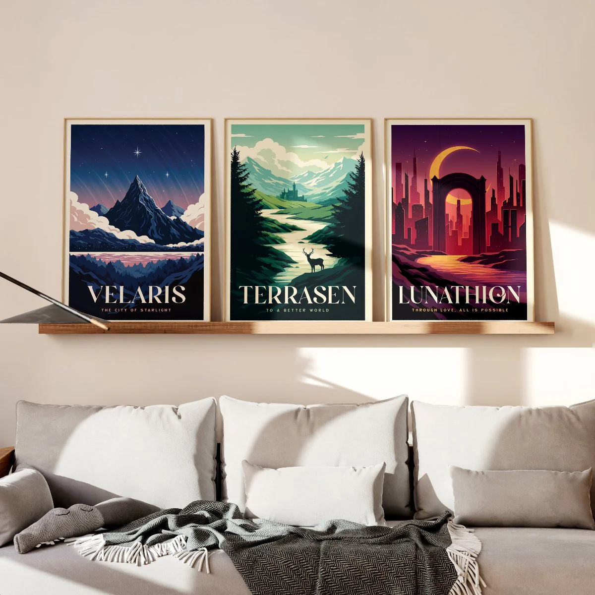 SJM Universe Travel Poster Bundle - Image 3