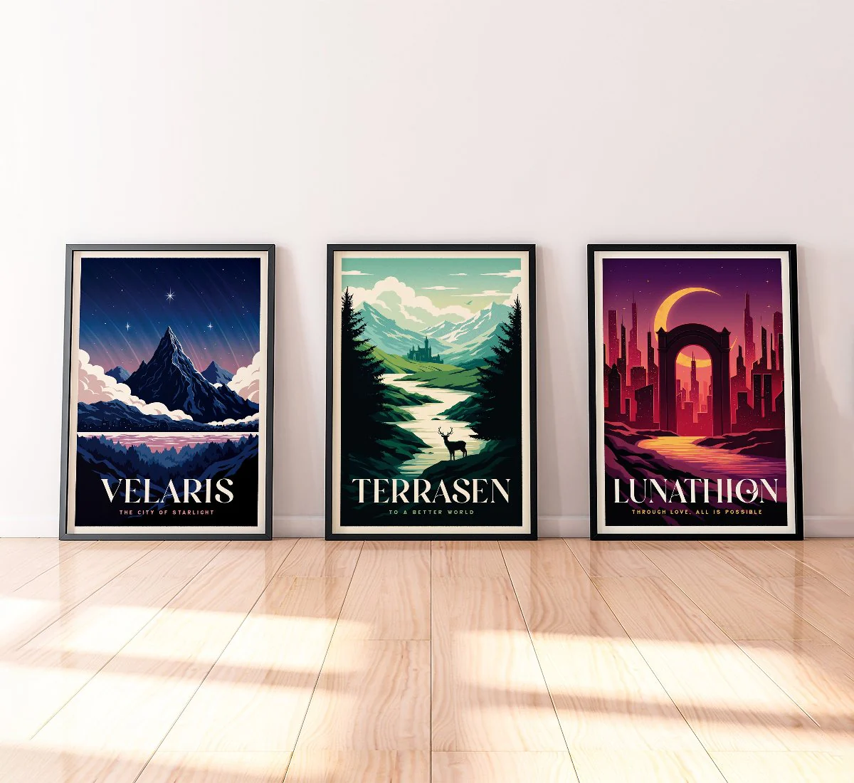 SJM Universe Travel Poster Bundle - Image 5