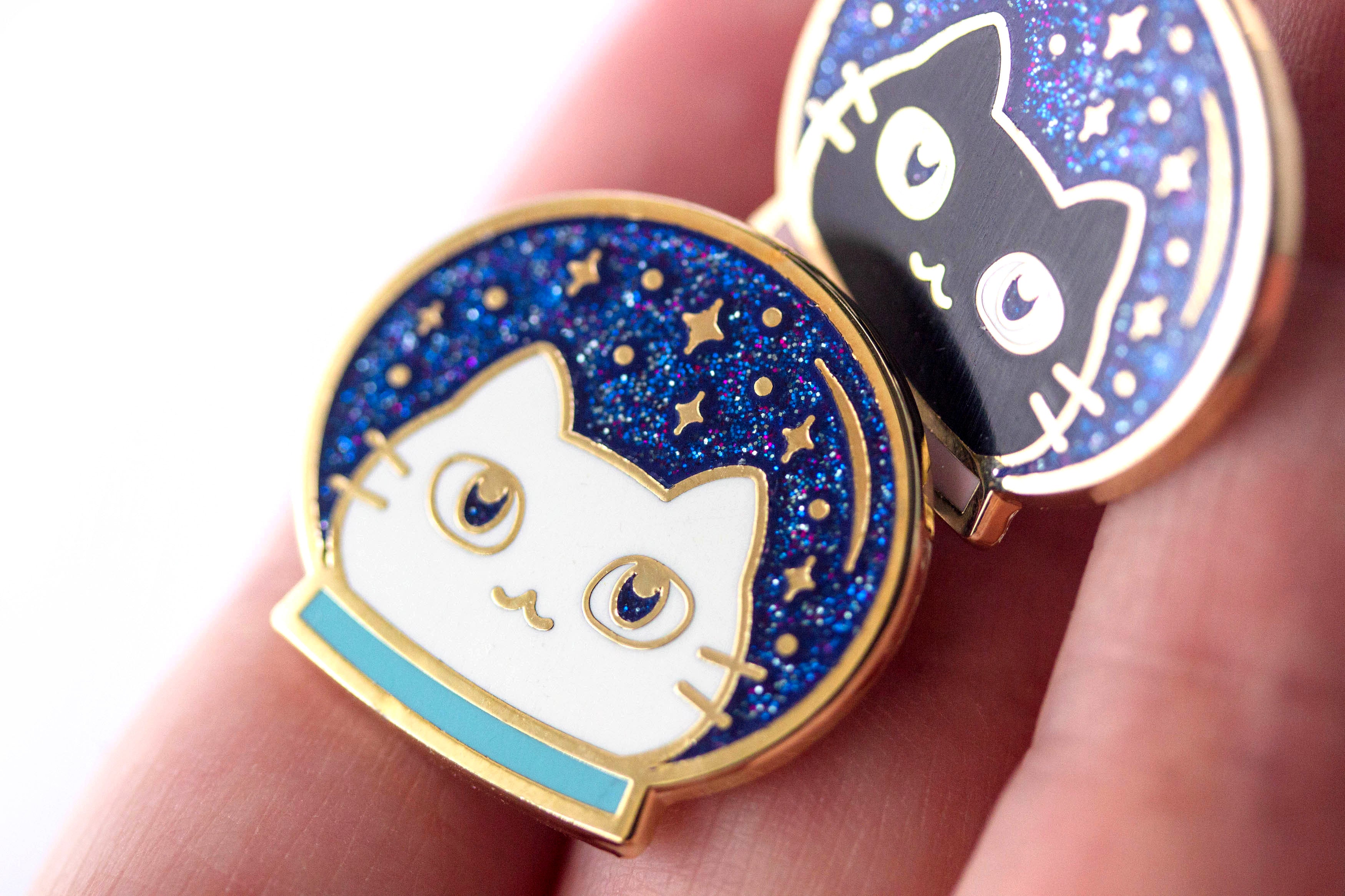 Space Cat Enamel Pins - Image 5