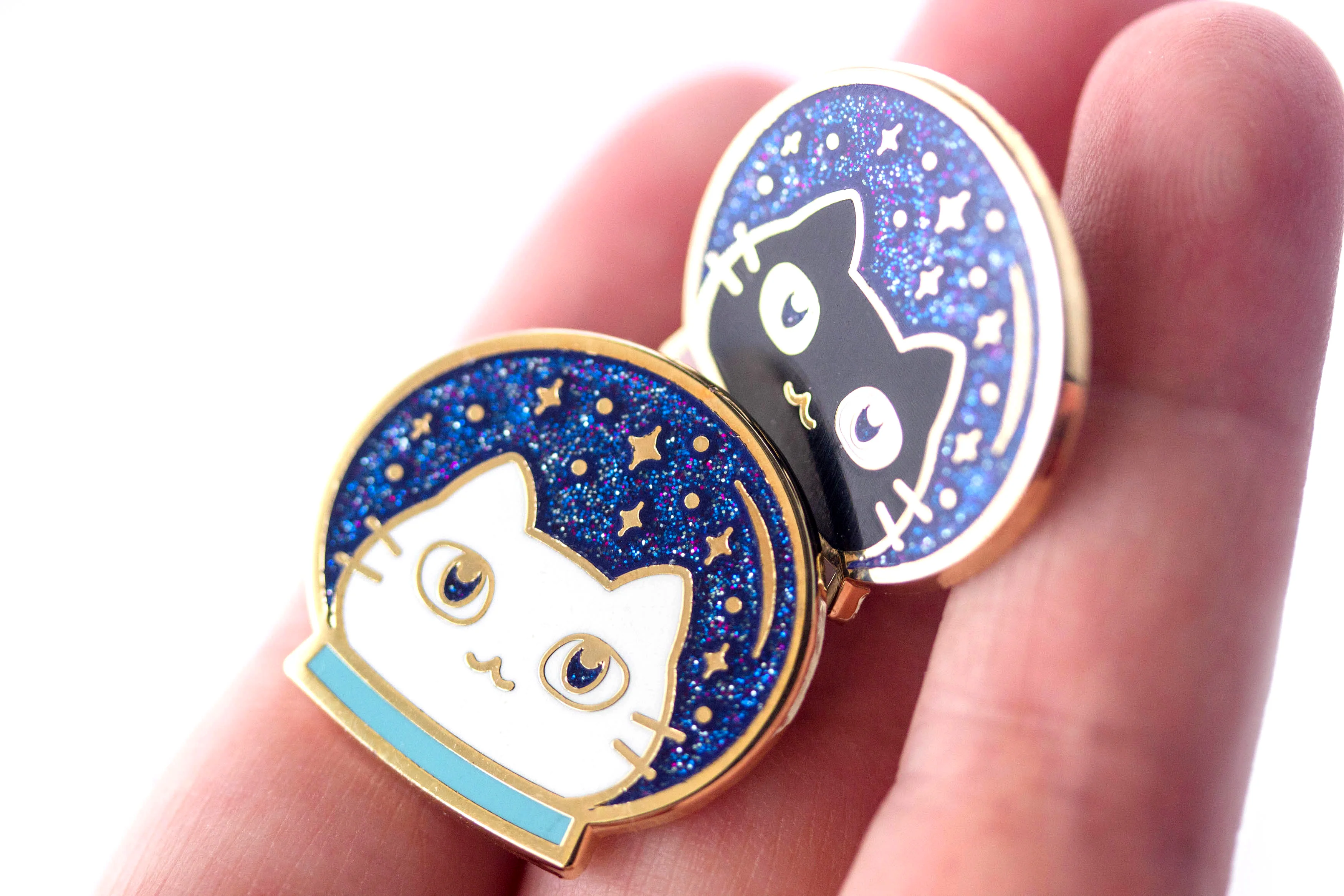 Space Cat Enamel Pins - Image 6
