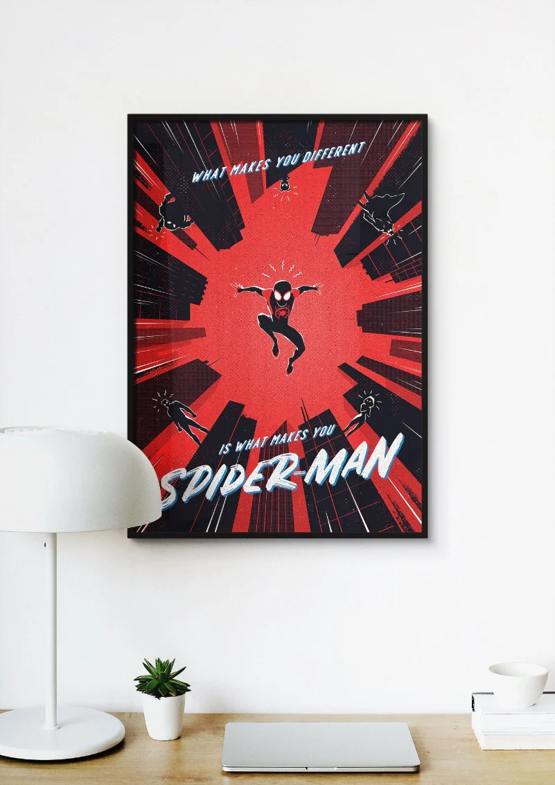 Spider-Verse Minimalist Poster - Image 3