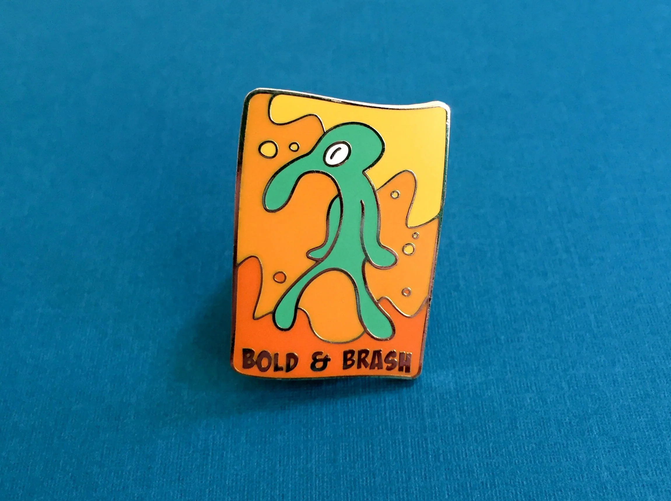 Squidward Bold & Brash Enamel Pin - Image 4