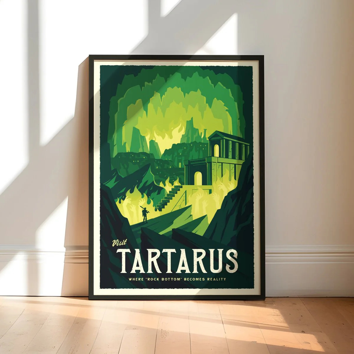 Tartarus Retro Travel Poster - Image 3