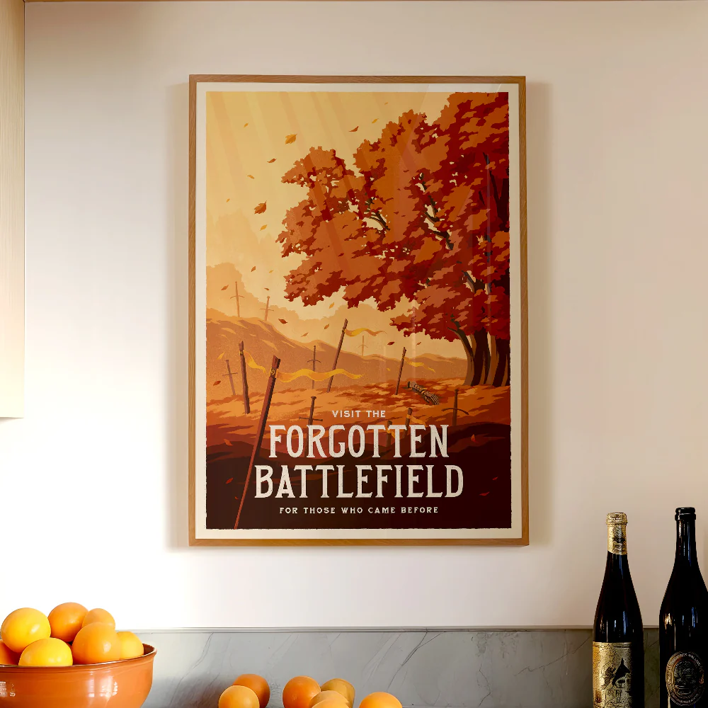 Forgotten Battlefield Travel Poster - Image 3