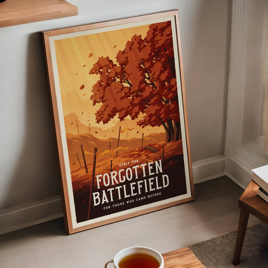 Forgotten Battlefield Travel Poster - Image 4