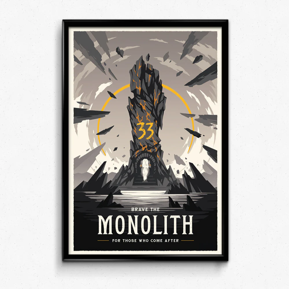 The Monolith Travel Poster