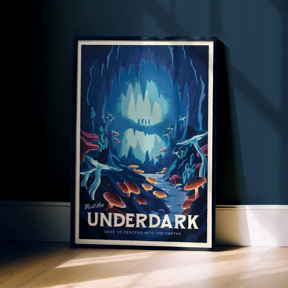 The Underdark Travel Poster - Image 3