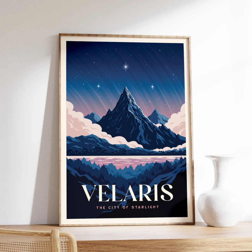 Velaris ACOTAR Travel Poster - Image 3