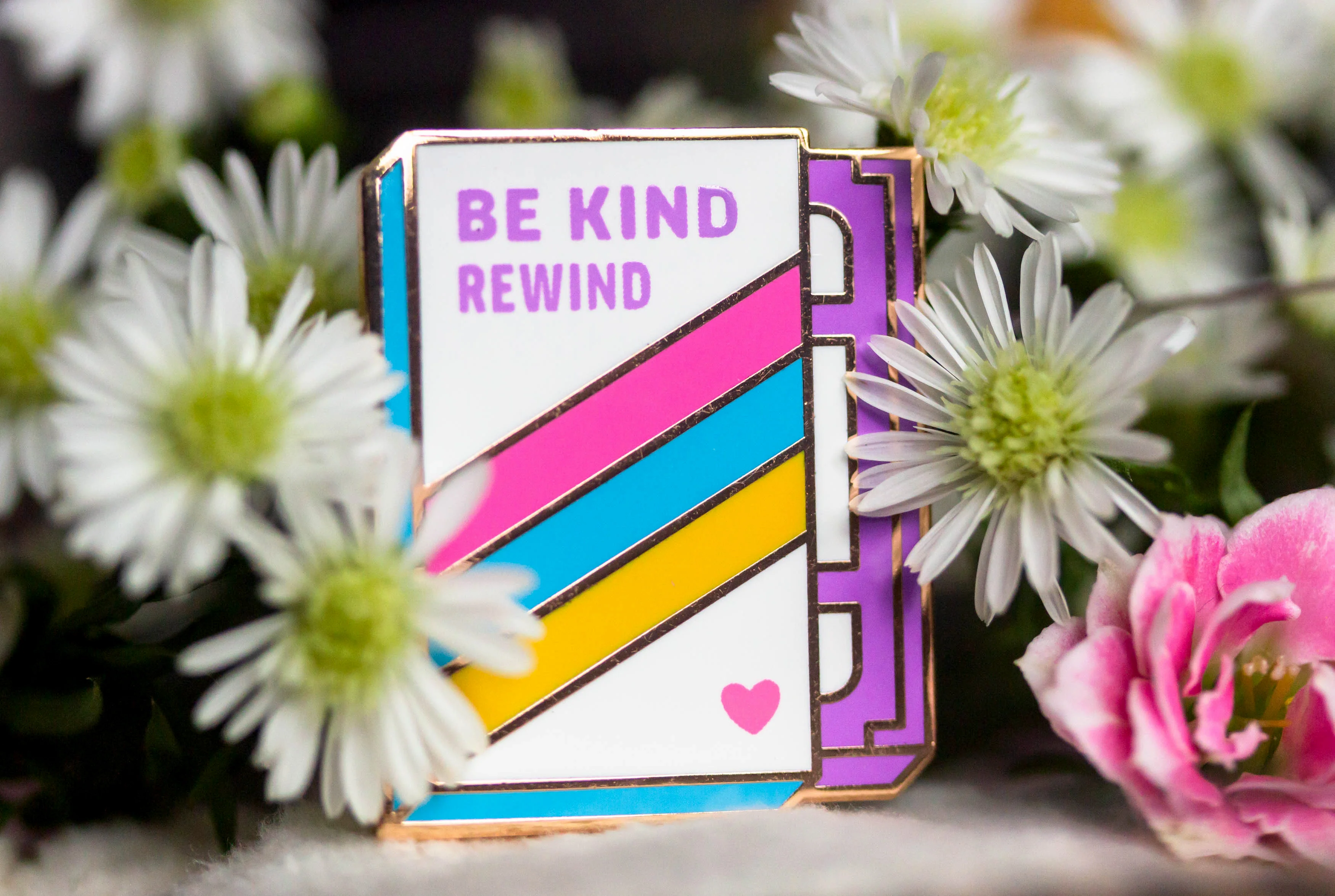 VHS Retro Enamel Pin - Image 4