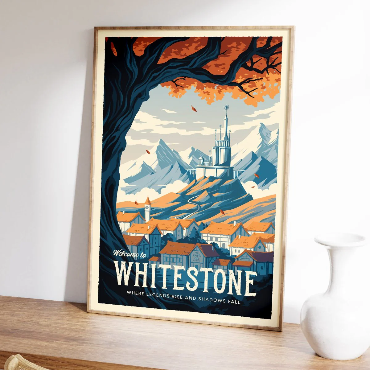 Whitestone Retro Travel Poster - Image 3