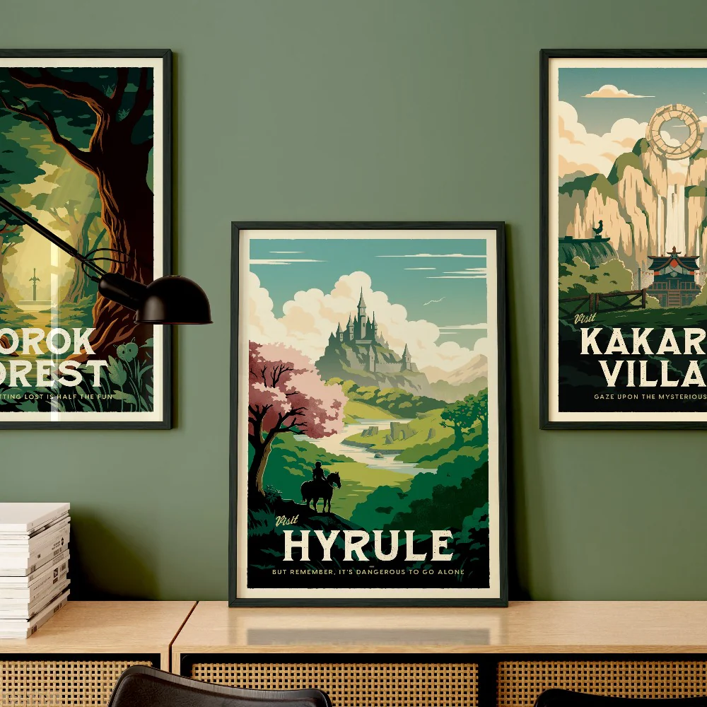 Legend of Zelda Travel Poster Bundle (Set of 3) - Image 3